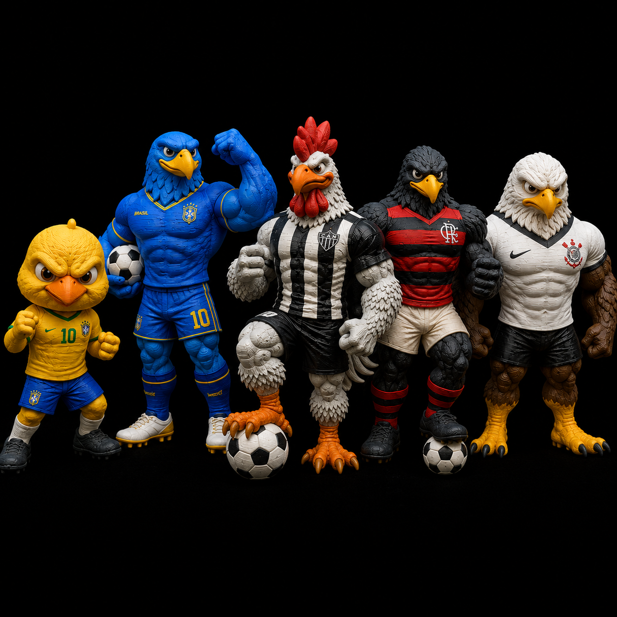 Pack STL Mascotes dos Times